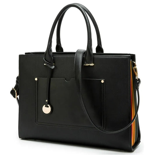Large Capacity Women Handbag Fashion Leather Shoulder Bag Ladies. Large Capacity Messenger Bags Laptop Bag For 13" Macbook Air
