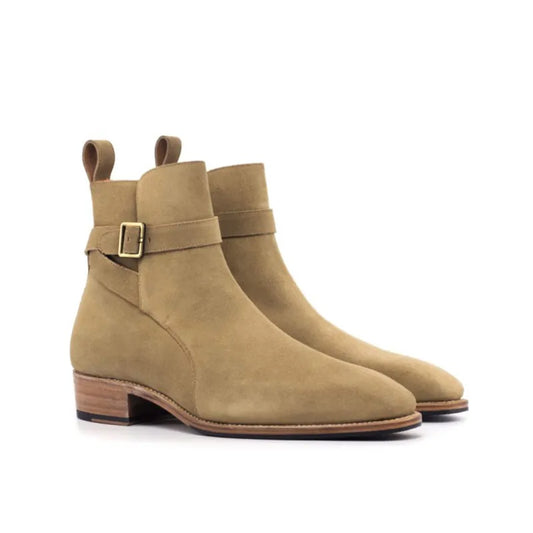 Chelsea Camel Mens Boots Shoes Work Add Velvet, Non-Slip Man Shoe Fashion Designer Cow Suede Shoes for Men Original