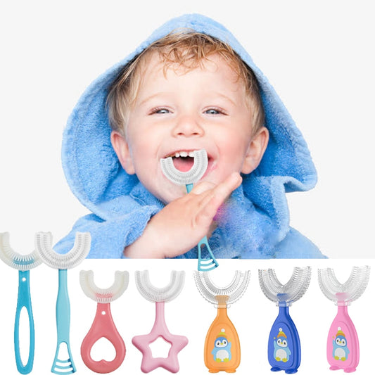 Children Kids Toothbrush New Born Baby Items U Shape Oral Care Cleaning Brush Baby Accessories Dental Care