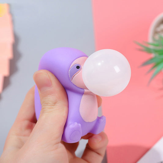 Fidget Toys Blow Spits Bubble Kawaii Squeeze Lovely Animal Soft Squishy, Kid Toy For Autism Baby Bath Toy Gift